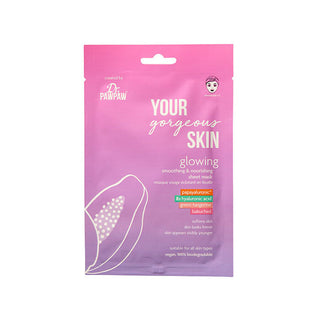 Masca Servetel Vegana pentru Stralucire, cu Papayaluronic, Dr.PAWPAW, 25 ml