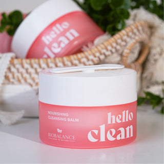 Balsam de curatare faciala cu squalane si bisabolol, pentru ten sensibil sau cu roseata, Hello Clean, Bio Balance, 100 ml