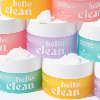 Balsam de curatare faciala cu squalane si bisabolol, pentru ten sensibil sau cu roseata, Hello Clean, Bio Balance, 100 ml