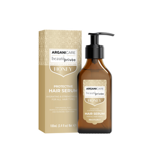 Ser hidratant si fortifiant pentru par, cu ulei de argan & miere, Honey, Arganicare beaute privee, 100 ml