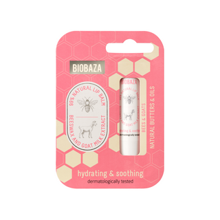 Balsam de buze cu extract de miere si lapte de capra, BIOBAZA BEES & GOATS, 4,5 g