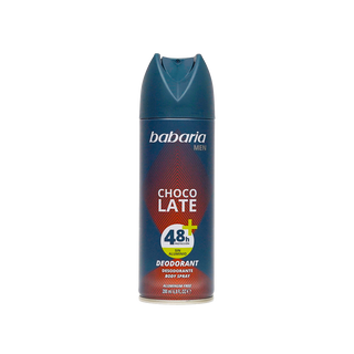 Deodorant spray fara aluminiu pentru barbati, protectie 48h+, Chocolate, Babaria Men, 200 ml