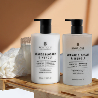 Gel de dus cu parfum de flori de portocal & neroli, Boutique, 500 ml