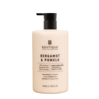 Lotiune pentru corp si maini cu parfum de bergomata & pomelo, Boutique, 500 ml