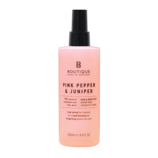 Spray pentru par & corp cu parfum de piper roz & ienupar, Boutique, 250 ml