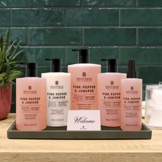 Spray pentru par & corp cu parfum de piper roz & ienupar, Boutique, 250 ml