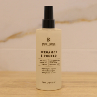 Spray pentru par & corp cu parfum de bergomata & pomelo, Boutique, 250 ml