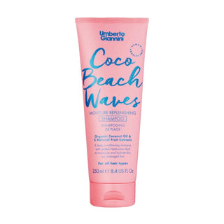 Sampon hidratant pentru bucle lejere, Coco Beach Waves, Umberto Giannini, 250 ml