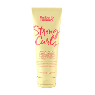 Sampon fortifiant cu ulei de rozmarin pentru parul cret, Strong Curls, Umberto Giannini, 250 ml
