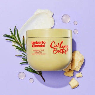 Unt pentru definirea buclelor, cu ulei de rozmarin si biotina, Curling Butter, Umberto Giannini, 300 ml