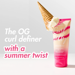Gel pentru definirea buclelor, Curl Jelly Scrunching Jelly, Vanilla Gelato, Umberto Giannini, 200 ml Curl Jelly Vanilla Gelato