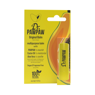 Balsam stick multifunctional cu pawpaw, ulei de ricin si aloe vera, Original Balm, Dr.PAWPAW, 4 g