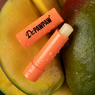 Balsam stick pentru buze, cu aroma de mango si pawpaw, ulei de ricin si aloe vera, Dr.PAWPAW, 4 g