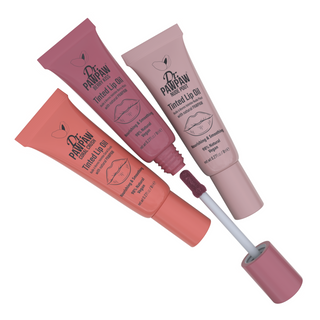 Set trei uleiuri de buze colorate si hranitoare cu extract de papaya, Dr.PAWPAW, 3 x 8 ml