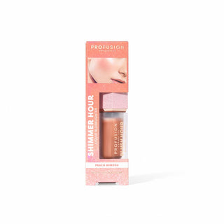 Blush iluminator lichid Shimmer Hour Blushlighter, nuanta Peach Mimosa, Profusion Cosmetics, 6 ml