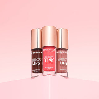 Ulei de buze hranitor si colorat Juicy Lips Tint, nuanta Radiant Rose, Profusion Cosmetics, 5.2 ml