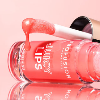 Ulei de buze hranitor si colorat Juicy Lips Tint, nuanta Wild Watermelon, Profusion Cosmetics, 5.2 ml