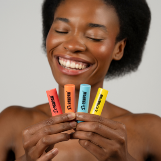 Set 4 balsamuri de buze, cu pawpaw, ulei de ricin si aloe vera, Original & Tropical Balms, Dr.PAWPAW, 4 x4 g