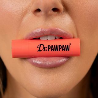 Balsam stick pentru buze, cu aroma de pepene verde si pawpaw, ulei de ricin si aloe vera, Dr.PAWPAW, 4 g