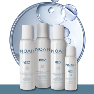 Sampon uscat fara apa, cu amidon de tapioca si cocos, Neutral, Noah, 100 ml