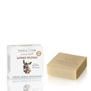 Sapun solid bio cu lapte de magarita, Delicato d'Asina, La Dispensa, 100 g