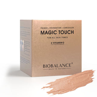 Magic Touch - Primer, fond de ten si anti-cearcan cu vitamina C, pentru toate tonurile pielii, Bio Balance, 30 ml