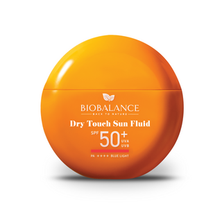 Dry Touch, fluid protectie solara SPF 50+ UVA & UVB, PA++++ Blue Light, BioBalance, 40 ml