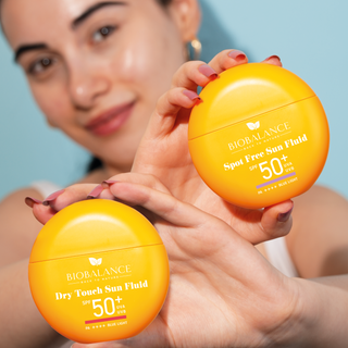 Dry Touch, fluid protectie solara SPF 50+ UVA & UVB, PA++++ Blue Light, BioBalance, 40 ml