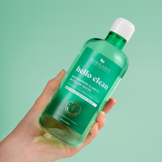 Niacinamide Clarity, apa micelara cu ceai verde + extract de castravete + inulina, BioBalance, 500 ml