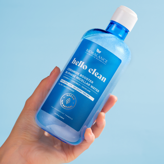 Ceramide Booster, apa micelara bi-fazica cu vitamina C + musetel + squalane, BioBalance, 500 ml