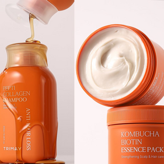 Sampon impotriva caderii parului, fortifiant si volumizant, cu Pepti Collagen, Trimay, 310 ml