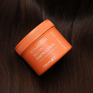 Masca impotriva caderii parului, cu efect fortifiant, Kombucha Biotin Essence Pack, Trimay, 180 ml