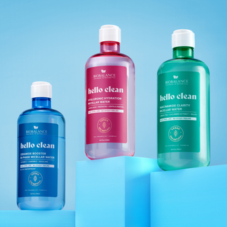 Ceramide Booster, apa micelara bi-fazica cu vitamina C + musetel + squalane, BioBalance, 500 ml