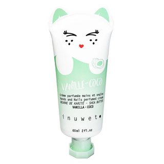 Crema hidratanta pentru maini si unghii cu parfum de vanilie si cocos Vanille-Coco Inuwet