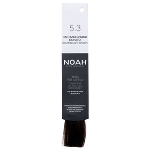 Vopsea de par naturala, Saten auriu deschis, 5.3, Noah, 140 ml