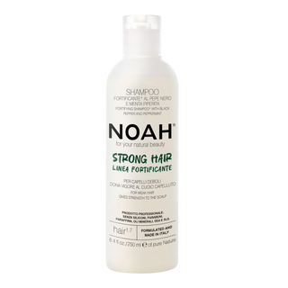 Sampon fortifiant cu piper negru si menta pentru par slabit si deteriorat Noah