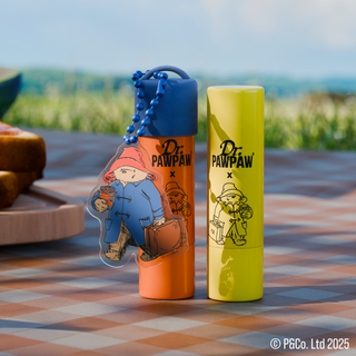 Set 2 balsamuri de buze Paddington™ Bear Keyring Original Balm + aroma Orange Marmalade Dr.PAWPAW, 2 x 4 g Paddington Bear Keyring Original + Orange Marmalade