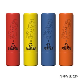 Set 4 balsamuri de buze Paddington™ Travels aroma Orange Marmalade + Original Balm + Strawberry Jam + Hot Chocolate Dr.PAWPAW