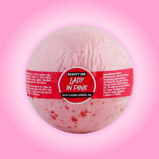 Bila de baie cu ulei din samburi de cirese, Lady in Pink, Beauty Jar, 150g