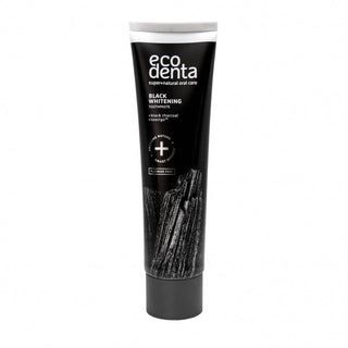 Pasta de dinti pentru albire, cu carbune si Teavigo, Black Whitening, Ecodenta, 75 ml