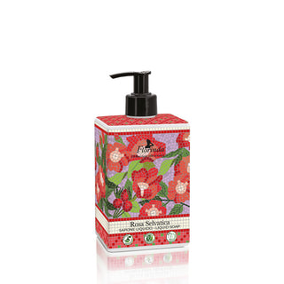 Sapun lichid Florinda cu parfum de Trandafir Salbatic, La Dispensa, 500 ml