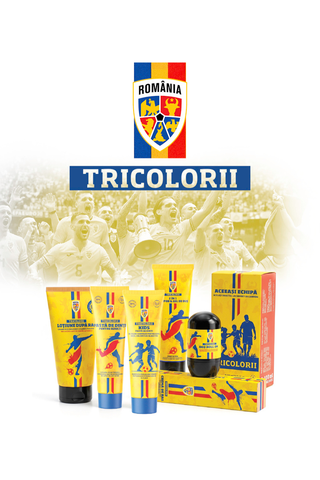 TRICOLORII - îngrijire personală inspirată de energia suporterilor și spiritul Echipei Naționale de Fotbal