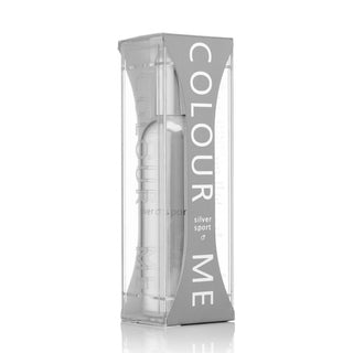 Apa de parfum pentru barbati Colour Me Silver Sport, Milton-Lloyd Fragrances, 100 ml