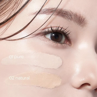 Cushion cu efect iluminator si SPF50+ PA++++, nuanta 01 Pure, Glow Fit BB Sun Cushion, I.st, 12 g