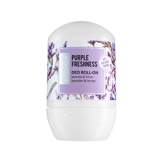 Deodorant natural pe baza de piatra de alaun pentru femei PURPLE FRESHNESS (lavanda si Bergamot), Biobaza, 50 ml