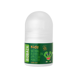 Deodorant natural roll-on pentru copii Applechu Monster, Biobaza Kids, 30 ml