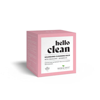 Balsam de curatare faciala 3 in 1 cu squalane si bisabolol, pentru ten sensibil sau cu roseata, Hello Clean, Bio Balance, 100 ml