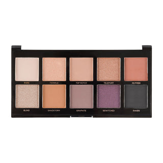 SMOKY, Paleta Farduri 10 Nuante, Profusion Cosmetics, 103 g