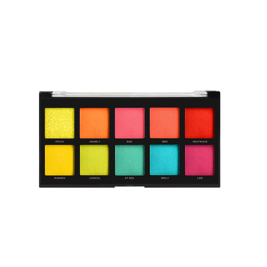 Neon, Paleta Farduri Vegane 10 Nuante, Profusion Cosmetics, 103 gr