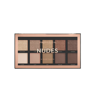 Nudes, Paleta Farduri Vegane 10 Nuante, Profusion Cosmetics, 103 gr